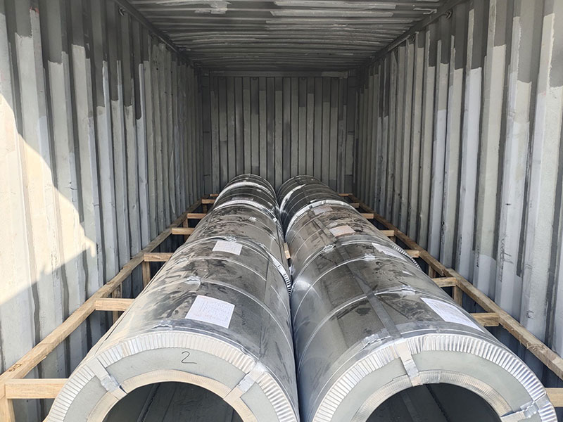 Bobina de Aluminio Galvanizado Enviada a Ecuador Por Marítimo