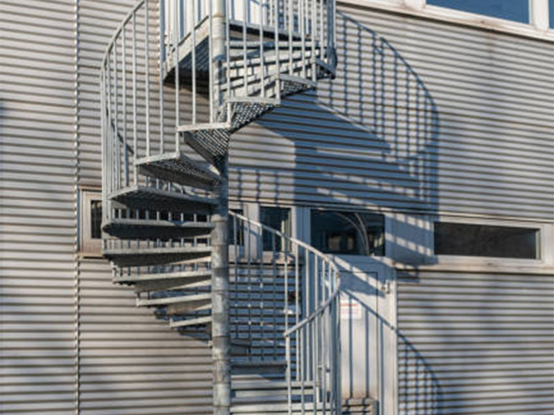 Aluminio Prepintado Escaleras
