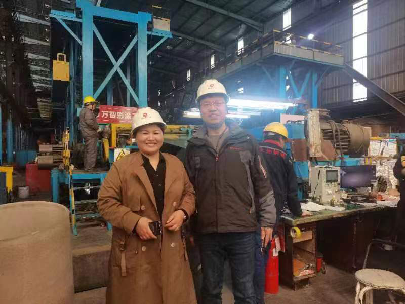 Cliente visita Fábrica de Wanzhi Group