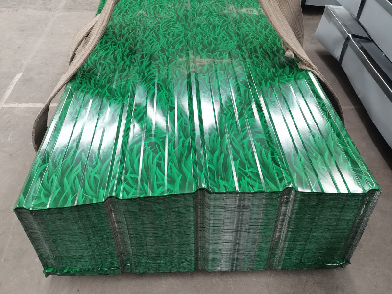Lámina Chapa Galvanizada Prepintada Verde Especial