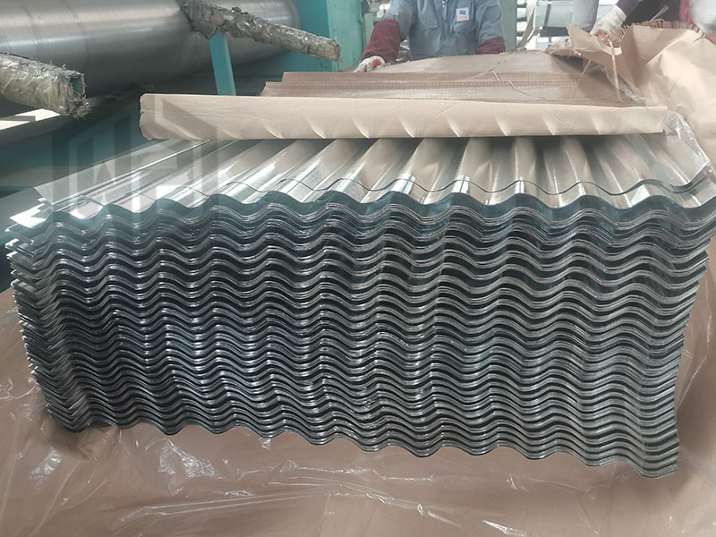 Techo de Zinc Galvanizado - Ondulada