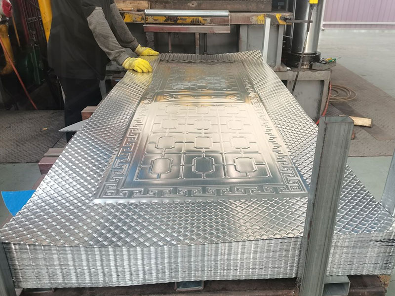 Puerta de Acero Galvanizado Produccion
