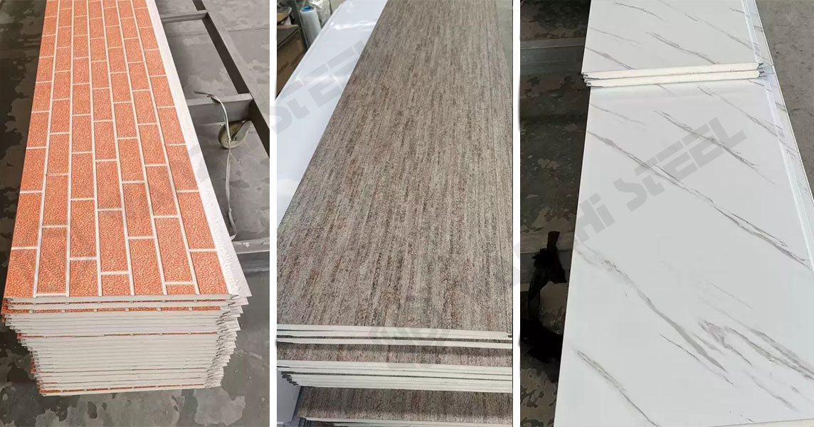 Textura Paneles Sándwich de Colores