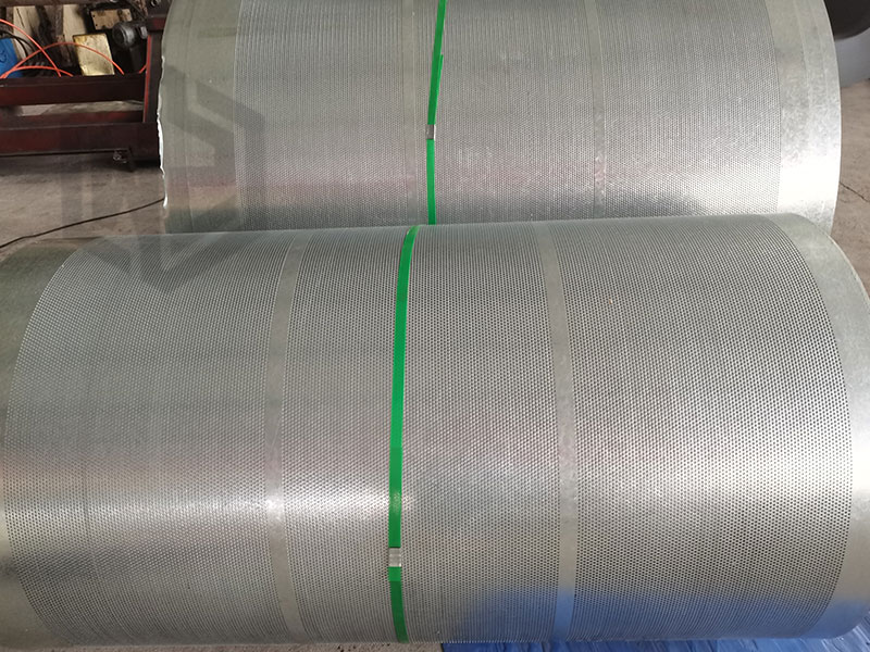 Lamina Galvanizada Perforada en Rollo