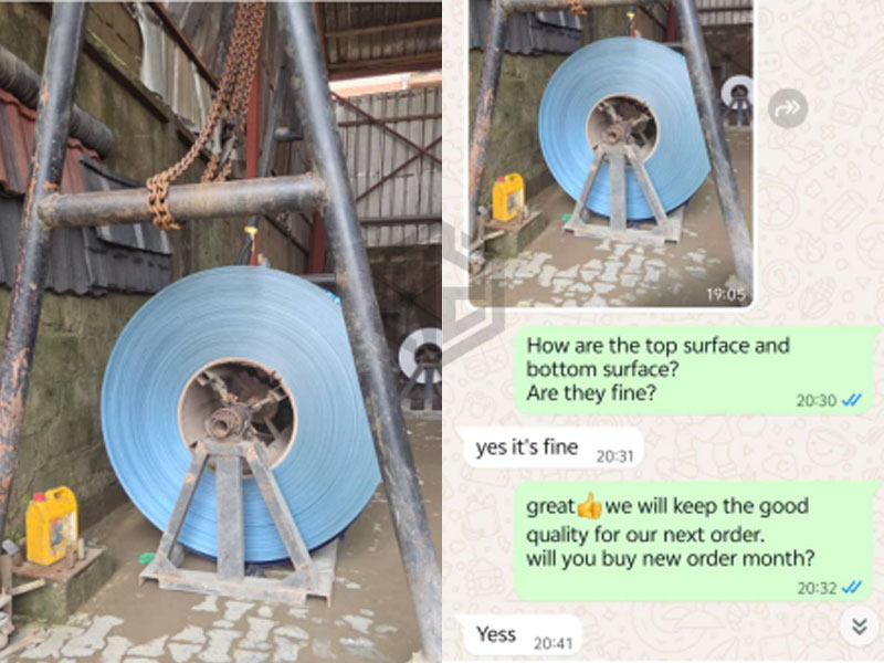 Bobinas de Aluminio Pintado a Camerún