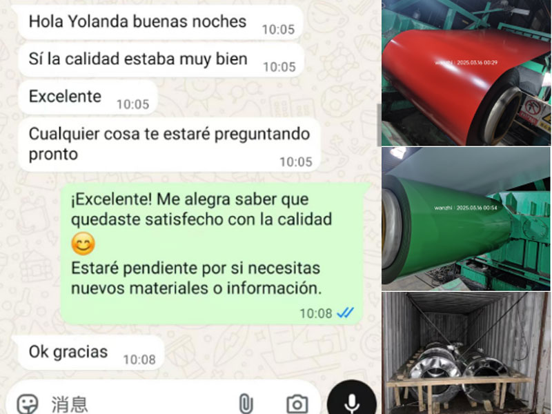 50 t de Bobinas de Galvalume Pintado