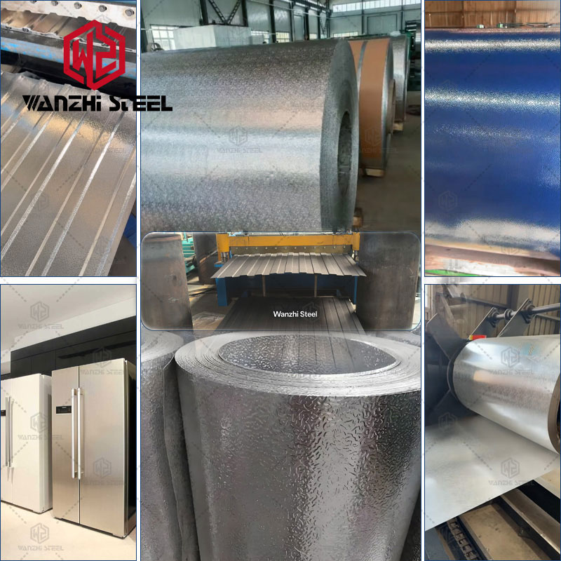 Acero Galvanizado Anaranjado Textura