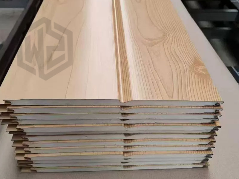 Panel sándwich efecto madera - Wanzhi