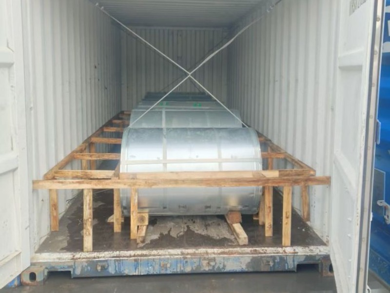 120 Toneladas de Bobinas PPGI RAL 9003 Enviadas a Brasil