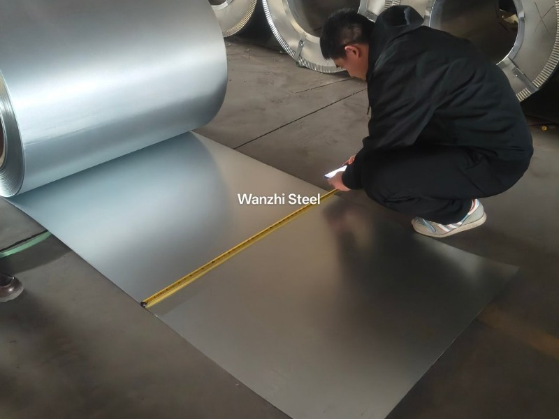 Bobina de Acero Galvanizado - Inspección de Ancho