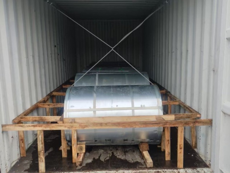 125 Toneladas de Bobinas PPGI Enviadas a Mauricio -Wanzhi Steel Group