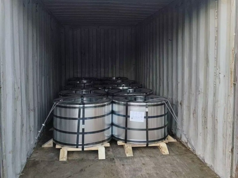 160 Toneladas de Bobinas de Acero Galvalume Prepintado Enviadas a Kuwait
