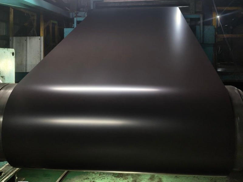 Bobina de Acero Galvanizado Prepintado RAL 8019 - Wanzhi Group