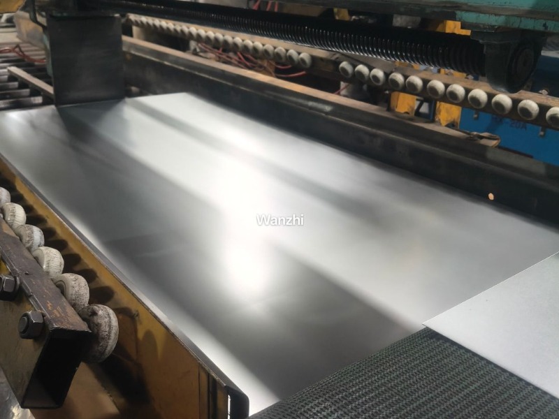 Producción de Láminas de Acero Galvanizado - Wanzhi Group