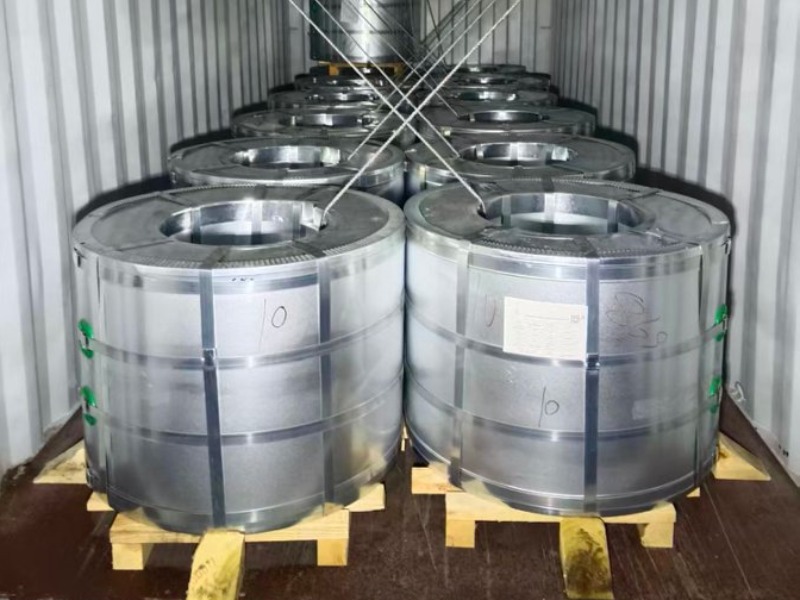 155 toneladas de bobinas de acero galvanizado enviadas a Botsuana - Wanzhi Group